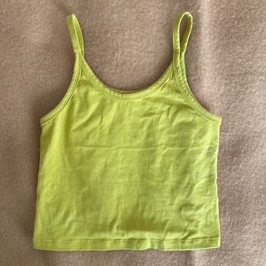 ARQ Crop Tank Chartreuse S